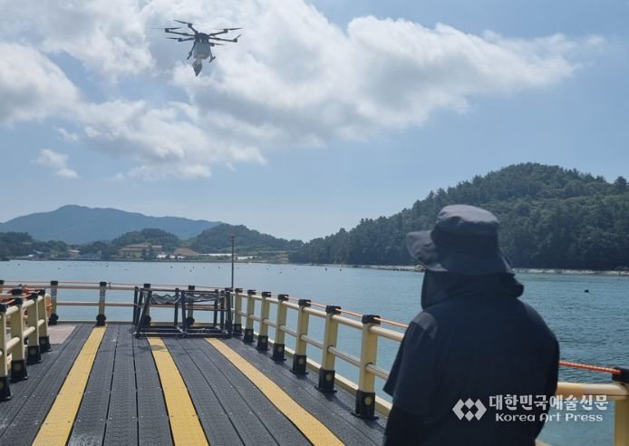 고흥군 거금해양낚시공원 드론배송